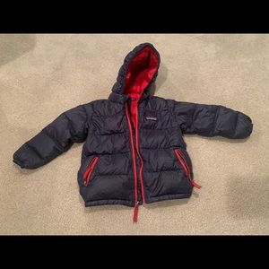 2T Boys Patagonia Down Hooded Winter Coat